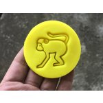 TVOŘÍTKO Opice - razítko Rozměr: 7 cm, + Vykrajovátko: Ne – Zboží Mobilmania