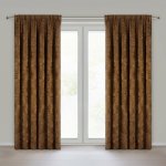 EUROFIRANY ZATEMŇOVACÍ ZÁVĚS NA PÁSCE NESKA 140X270 CM HNĚDÝ – Hledejceny.cz