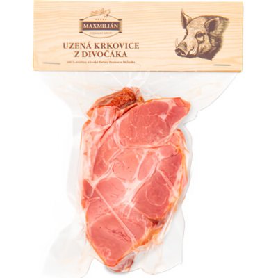 Maxmilián Uzená krkovice z divočáka 200 g – Zboží Dáma