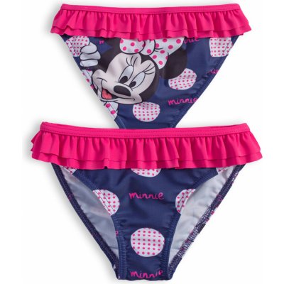 Dívčí plavky Disney Minnie Puntík modré – Zbozi.Blesk.cz