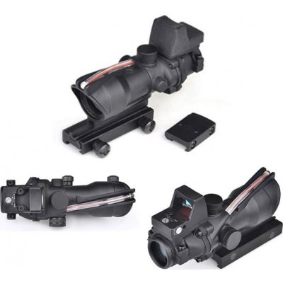 Aim O Optika ACOG 4x32 se světlovodným vláknem s RMR kolimátorem – Zboží Dáma