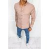 Pánská Košile Dstreet pánská elegantní košile růžová DX2367
