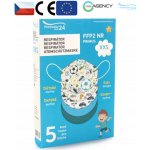 Promedor24 respirátor s motivy pro kluky FFP2 NR PRIMUS XXS vhodný pro děti 6-9let 5 ks – HobbyKompas.cz