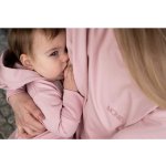 Moniel kojící mikina krátká Basic Powder Pink – Sleviste.cz