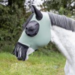 BUSSE Maska proti hmyzu Twin Fit Flexi Fransen s ochranou uší a třásněmi olive – Zboží Dáma