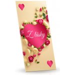 Selllot Z lásky mléčná čokoláda s mandlemi a jahodami 175 g – Sleviste.cz