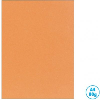 Papír barevný A480 g oranžový