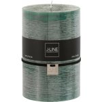 Válcová svíčka tmavě zelená XL- 10*10*15 cm - J-Line by Jolipa – Hledejceny.cz