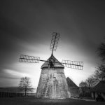 Pohlednice Větrný mlýn v Kuželově – Zboží Dáma