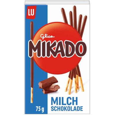 Mikado tyčinky sušenka a Mléčná čokoláda 75 g – Zboží Mobilmania