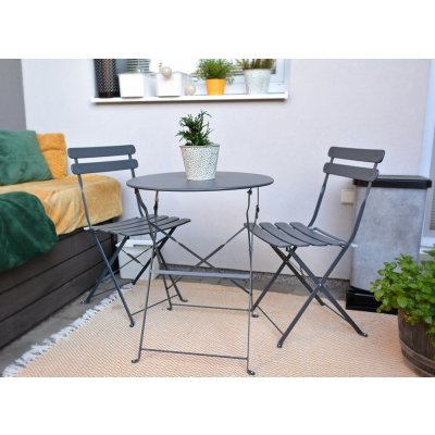 Rojaplast BISTRO set šedý – Hledejceny.cz