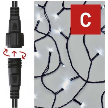 EMOS Standard LED spojovací vánoční řetěz 5 m venkovní i vnitřní studená bílá