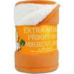 Sleep-well Deka z mikrovlákna OVEČKA prošev jednobarevná rezavá 150x200 – Zboží Dáma