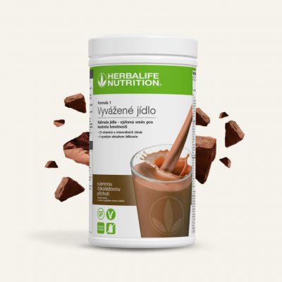 Herbalife Formula 1 Koktejl Jemná čokoláda 550 g – Sleviste.cz