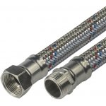 Klum, Hadice připojovací nerez 24x34, MxF, 1"x1", 40 cm, CR616G – Hledejceny.cz