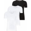 Pánské tílko a tričko bez rukávů Livergy spodní triko 3 kusy černá bílá