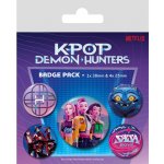 Pyramid International Sada placek KPop Demon Hunters (5 ks) – Zboží Mobilmania