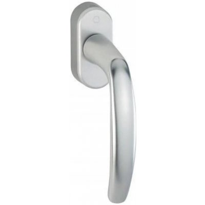 Hoppe Okenní klika Atlanta secustic F1 stříbrná /N10A, 7/32-42mm, M5x45 + M5x50, 45° – Hledejceny.cz