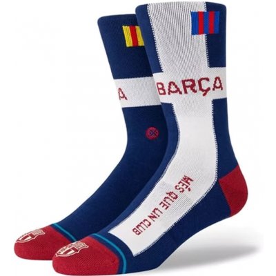 Stance Futbol Club Barcelona Cross Crew Socks A558D21FCC-NVY modré