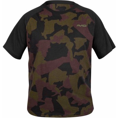 Avid Carp Tričko Distortion Camo Lite T-Shirt – Hledejceny.cz