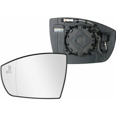 Sklo levého zpětného zrcátka FORD ECOSPORT | 0/2017 a výše | vyhřívané | 5903107561359 | Zboží Auto