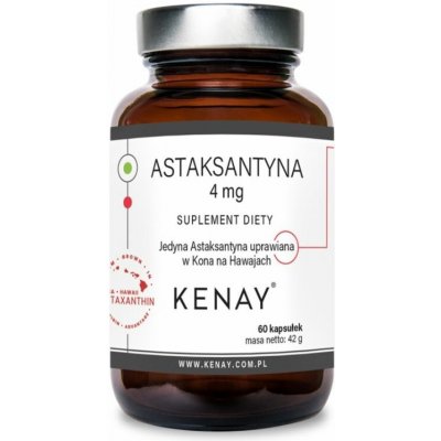 Kenay Astaxanthin 4 mg 60 kapslí – Hledejceny.cz