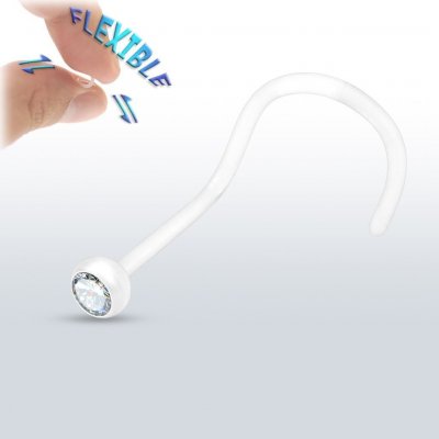 Šperky4U piercing do nosu BioFlex N01060-C