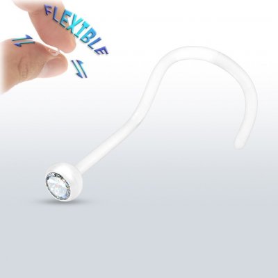 Šperky4U piercing do nosu BioFlex N01060-C – Sleviste.cz