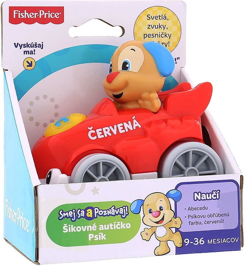 Fisher-Price Chytré auto pejsek červené SK alternativy - Heureka.cz