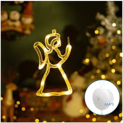 Aigostar LED Vánoční dekorace LED/3xAAA andílek 21cm B10303K5V – Hledejceny.cz