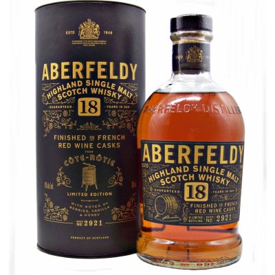 Aberfeldy 18y Finished in French Red Wine Cote Rotie 43% 0,7 l (tuba) – Hledejceny.cz