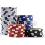 WEBLUX 44008792 Samolepka fólie Casino Chips Kasinové čipy pokerové žetony rozměry 100 x 73 cm – Hledejceny.cz