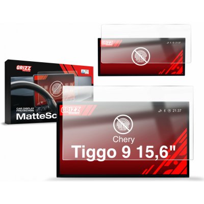 GRIZZ Protector, Ochranná fólie na display 2v1 Matte, Chery Tiggo 9, 2025- , Display 15,6" – Zboží Živě