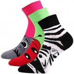 Boma JITULKA originální barevné ponožky černá / magenta / zelená – Zboží Mobilmania