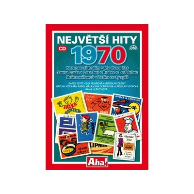 Různí - Největší hity 1970 pošetka CD – Zboží Mobilmania