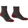 Bridgedale Hike Lightweight Merino Endurance ponožky browndark red