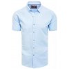 Pánská Košile Dstreet pánská košile s krátkým rukávem modrá KX0985