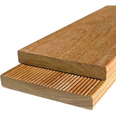 Rýhovaná prkna CUMARU červené (FSC 100%) 21x145x3050 mm – Zboží Mobilmania