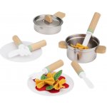 Lupilu Dřevěná sada nádobí a pomůcek do kuchyně (sada na vaření) – Zbozi.Blesk.cz