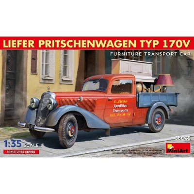 Liefer Pritschenwagen Typ 170V Furniture Transport Car MiniArt 38065 1:35