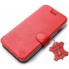 Pouzdro a kryt na mobilní telefon Pouzdro Mobiwear Kožené flip Samsung Galaxy S22 - Červené - L_RDS