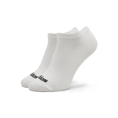 adidas Kotníkové ponožky Thin Linear Low-Cut Socks 3 Pairs HT3447 Bílá – Zboží Mobilmania