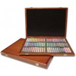 Mungyo Gallery Artist Sada měkkých pastelů v dřevěném kufříku 72 ks – Zboží Dáma