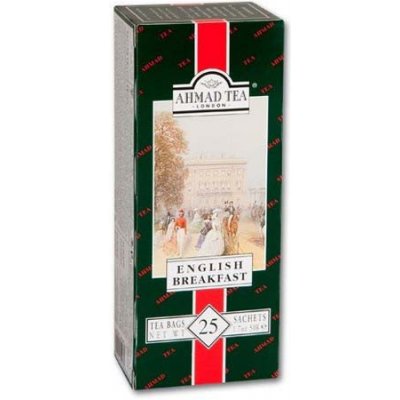 Ahmad Tea London English Breakfast 25 x 2 g – Zbozi.Blesk.cz