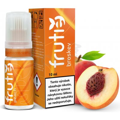 Frutie Broskev 10 ml 0 mg – Zboží Mobilmania