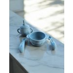 Jollein silikonový jídelní set Pale pink 4 ks – Zbozi.Blesk.cz