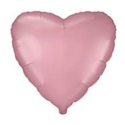 Balón foliový 45 cm Srdce PASTELOVÉ RŮŽOVÉ – Zboží Dáma