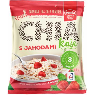 Zdraví z přírody Chia kaše jahoda se smetanou 65 g