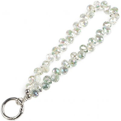 Přívěsek na mobil ze skleněných korálků zelená sv. 1ks – Zboží Živě