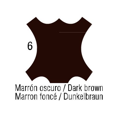Tarrago barva na semiš a nubuk Suede Nubuck Dye 6 Dark brown 50 ml